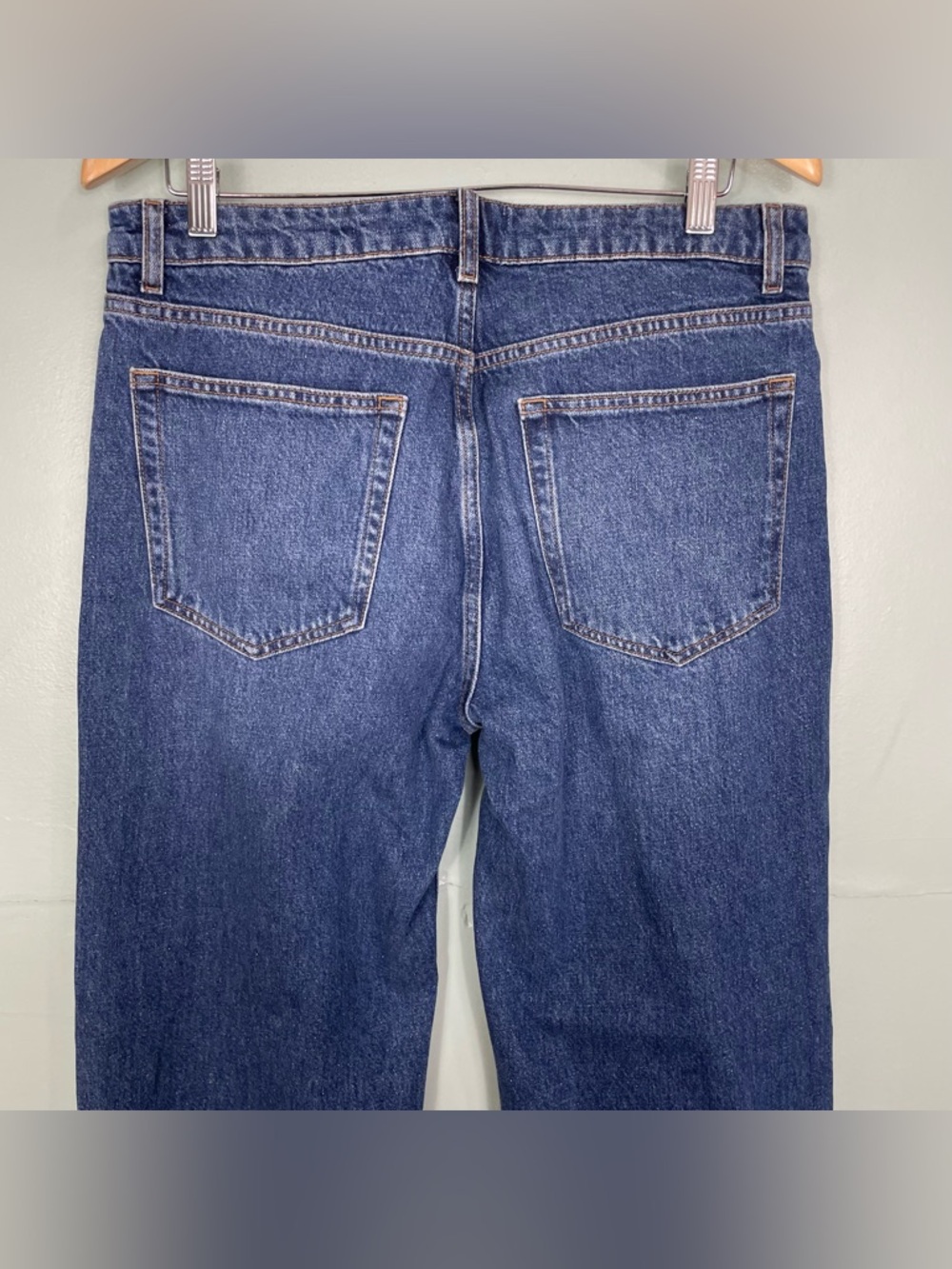 Reformation Charlee Low Rise Straight Leg Jeans Maggiore Blue Women Size 29 - Picture 7 of 12